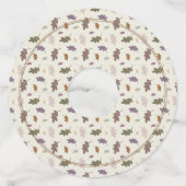 素朴紅葉パターン感謝祭 ワイングラスタグ (裏面)