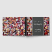 素朴紅葉ペットメモリアルゲストブック ゲストブック (全面)