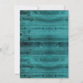 素朴紅葉ランタンティール（緑がかった色）ブライダルシャワー 招待状 (裏面)