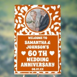 素朴紅葉写真60結婚周年 アクリルサイン