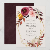 素朴紅葉日付の保存 (正面/裏面)