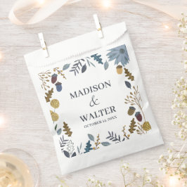 素朴紅葉秋の結婚式テーブル番号昼寝 フェイバーバッグ