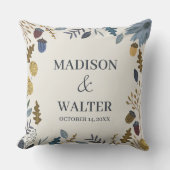 素朴紅葉秋の結婚式 クッション (正面)