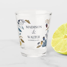 素朴紅葉秋の結婚式 ショットグラス