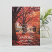 素朴紅葉秋の自然結婚ズ 招待状 (スタンド正面)