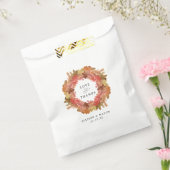 素朴紅葉秋結婚リース フェイバーバッグ (封をした状態)