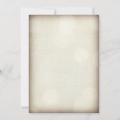 素朴紅葉秋結婚式招待状 招待状 (裏面)