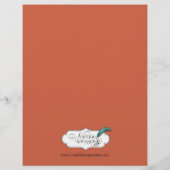 素朴紅葉結婚のメニュー (裏面)