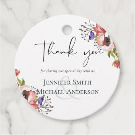 素朴紅葉結婚コレクション – 予算 フェイバータグ