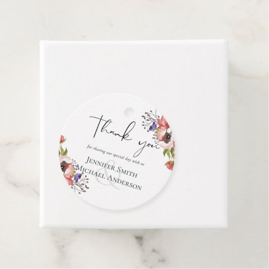 素朴紅葉結婚コレクション – 予算 フェイバータグ (インサイチュ)