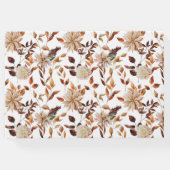 素朴紅葉結婚ズゲストブック ゲストブック (裏面)