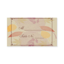 素朴紅葉結婚座席表