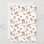 素朴紅葉結婚結婚式招待状 招待状 (裏面)