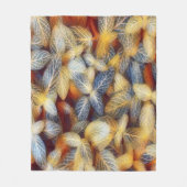 素朴紅葉 フリースブランケット (正面)