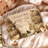 素朴納屋周囲の庭農畜本ベビー エンクロージャーカード