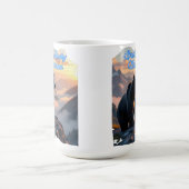 素朴素晴らしスモークマウンテンズブラックベア コーヒーマグカップ (中央)