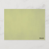 素朴素朴秋の結婚ポストカード ポストカード (裏面)