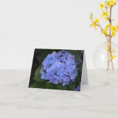 素朴紫紫陽花 カード (黄色い花)