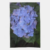 素朴紫紫陽花 キッチンタオル (縦)