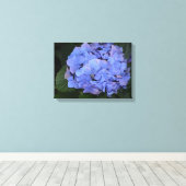 素朴紫紫陽花 キャンバスプリント (インサイチュ (ウッドフロア))