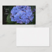 素朴紫紫陽花 ノートカード (正面/裏面)