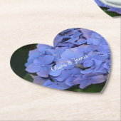 素朴紫紫陽花 ペーパーコースター (アングル)