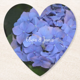 素朴紫紫陽花 ペーパーコースター