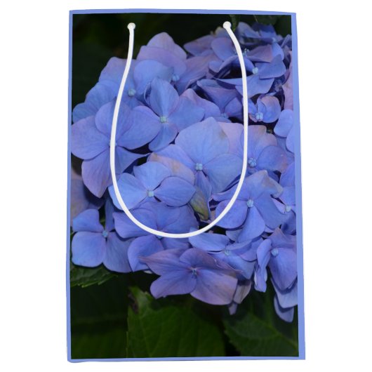 素朴紫紫陽花 ミディアムペーパーバッグ (正面)