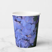 素朴紫紫陽花 紙コップ (裏面)