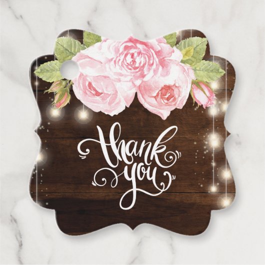 素朴結婚ありがとう フェイバータグ (正面)