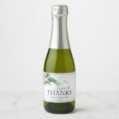 素朴結婚のブランチと泡立ちきらめくの酒 スパークリングワインラベル (正面)