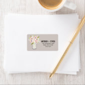 素朴結婚のメイスンのフローラ ラベル (インサイチュ)