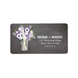 素朴結婚のメイスンのフローラ ラベル