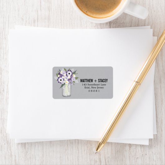 素朴結婚のメイスンのフローラ ラベル (インサイチュ)