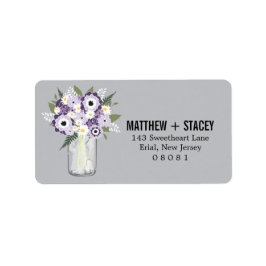 素朴結婚のメイスンのフローラ ラベル