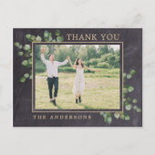 素朴結婚のEucalyptus Greenery写真 ポストカード (正面)