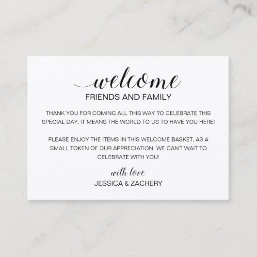 素朴結婚ウェルカムゲスト抱き枕 プレイスカード (正面)