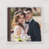 素朴結婚エレガントフローラ エンクロージャーカード (裏面)