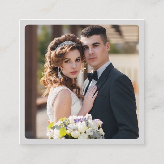 素朴結婚エレガントフローラ エンクロージャーカード (裏面)