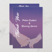 素朴結婚サンキューカード サンキューカード (正面/裏面)