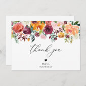 素朴結婚サンキューカード サンキューカード (正面/裏面)