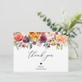 素朴結婚サンキューカード サンキューカード (スタンド正面)