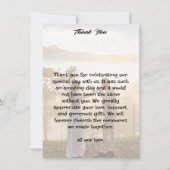 素朴結婚サンキューカード サンキューカード (裏面)