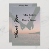 素朴結婚サンキューカード サンキューカード (正面/裏面)