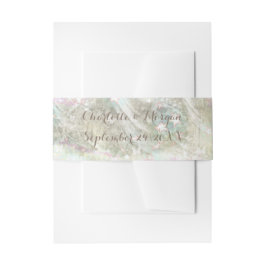 素朴結婚パーソナライズされた腹帯 招待状ベリーバンド