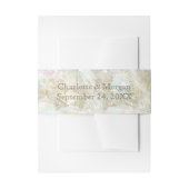 素朴結婚パーソナライズされた腹帯 招待状ベリーバンド (正面例)