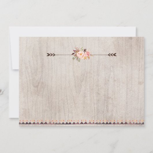 素朴結婚フローラのお礼 サンキューカード (裏面)