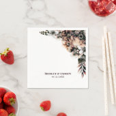 素朴結婚フローラ スタンダードカクテルナプキン (インサイチュ)