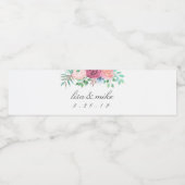 素朴結婚フローラ ペットボトルラベル (シングルラベル)