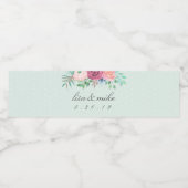 素朴結婚フローラ ペットボトルラベル (シングルラベル)